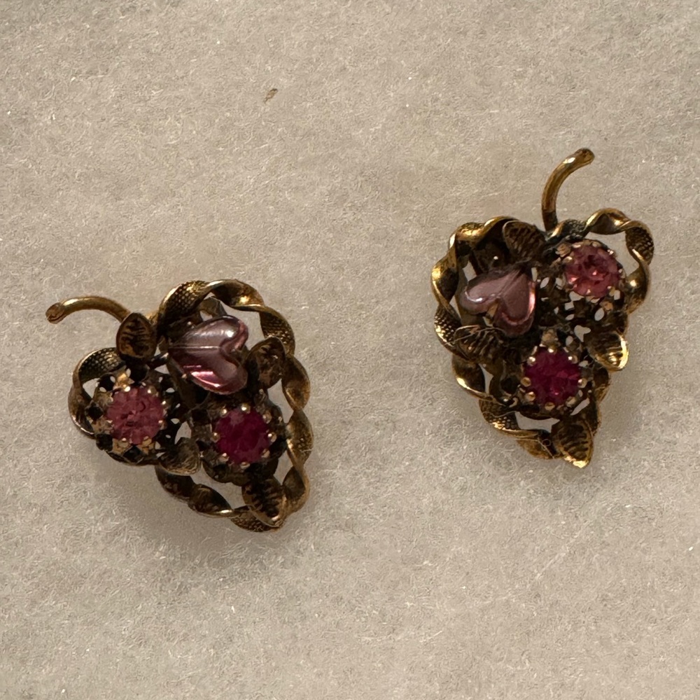 Vintage Austria clips Earings